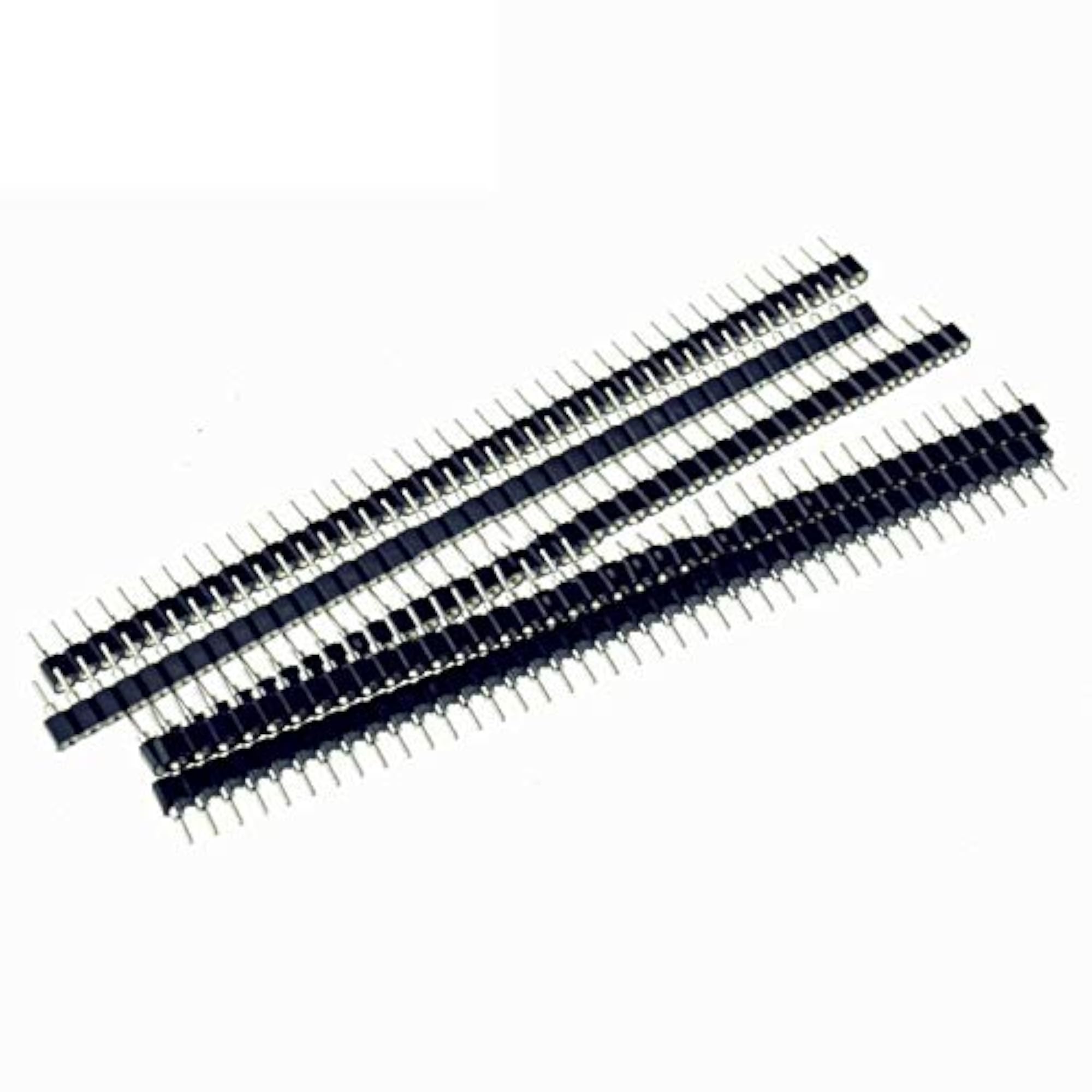 10pcs Pin Header Single 40Pin 2.54mm Round Machined